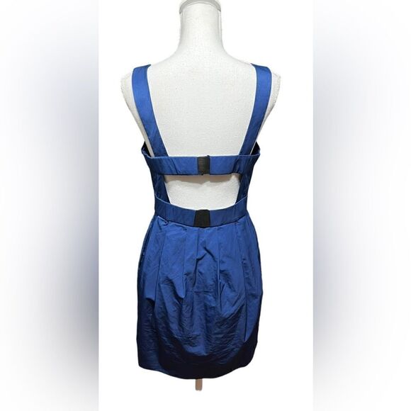 All Saints spitalfields blue Temptress dress 12 - Picture 5 of 7